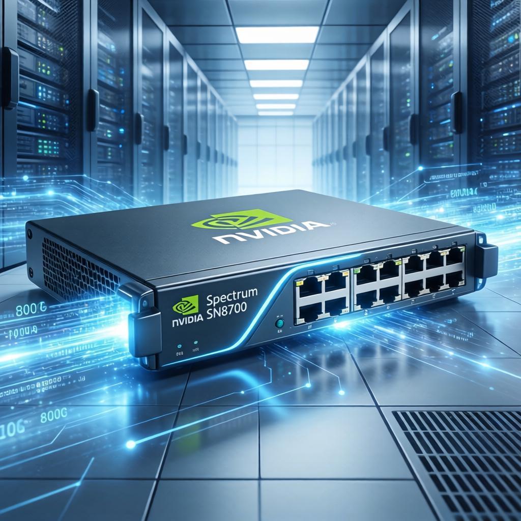 NVIDIA Spectrum SN5000 系列交换机（Spectrum-4平台）面向超大规模 AI 云与数据中心核心层的 800G 高速以太网解决方案