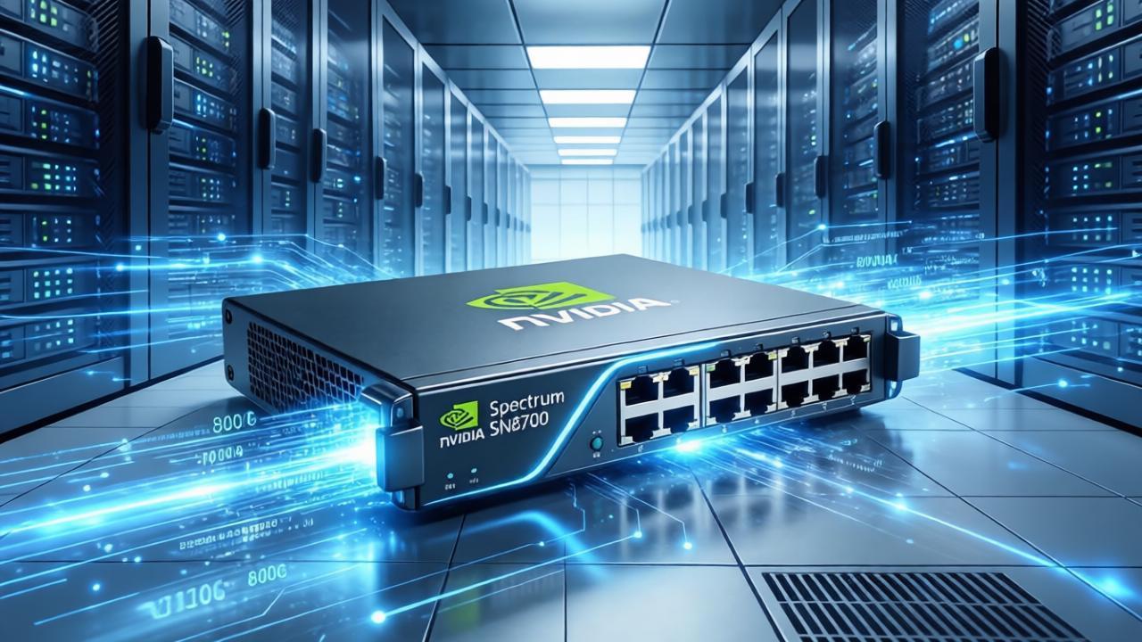 NVIDIA Spectrum SN5000 系列交换机（Spectrum-4平台）面向超大规模 AI 云与数据中心核心层的 800G 高速以太网解决方案