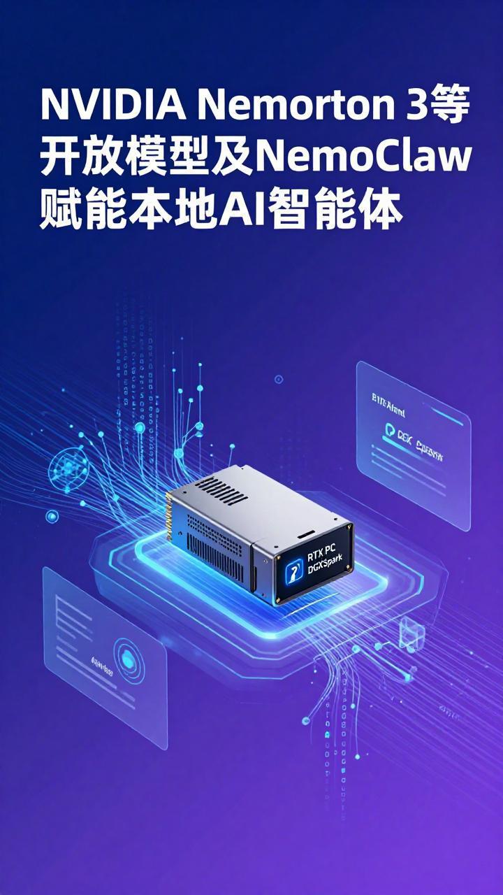NVIDIA发布Nemotron 3等开放模型及NemoClaw，赋能RTX PC与DGX Spark本地运行AI智能体