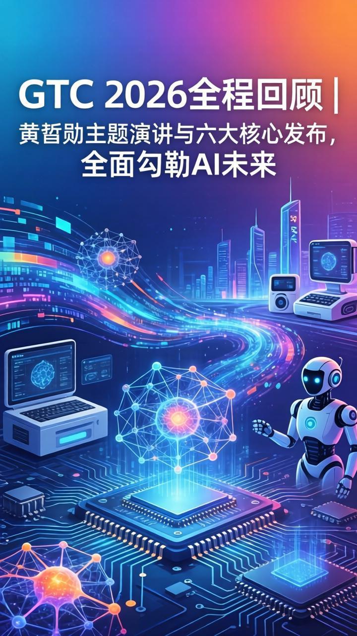 GTC 2026全程回顾 | 黄仁勋主题演讲与六大核心发布，全面勾勒AI未来