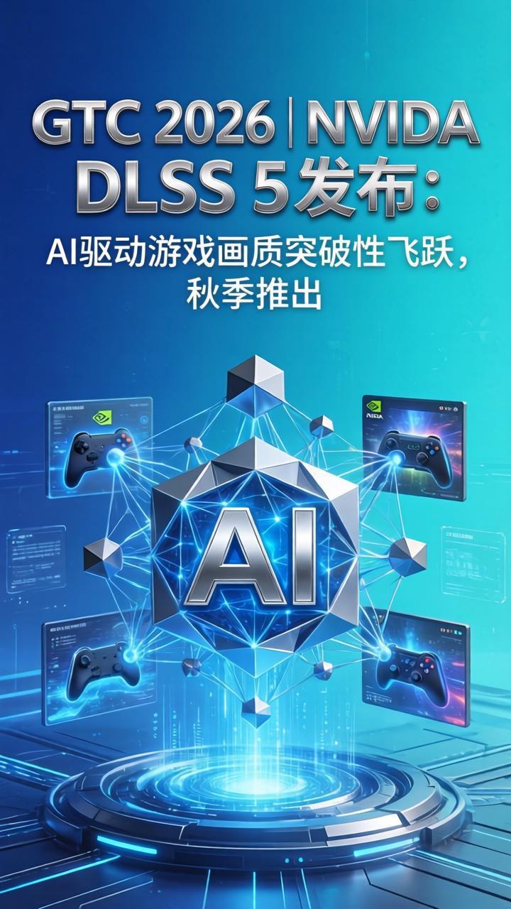 GTC 2026 | NVIDIA DLSS 5发布：AI驱动游戏画质突破性飞跃，秋季推出