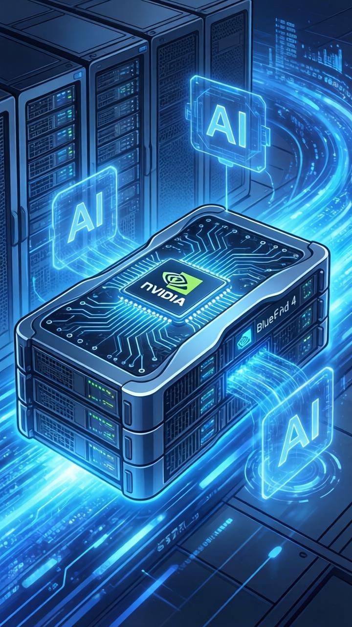 NVIDIA推出BlueField-4 STX存储架构，获业界广泛采用，加速代理式AI存储基础设施