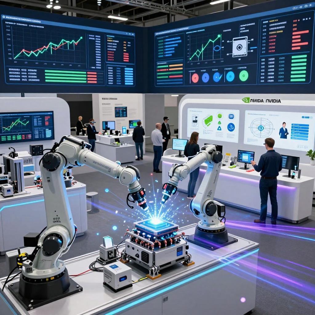 NVIDIA与合作伙伴齐聚汉诺威工业博览会2026，展示AI驱动制造新图景