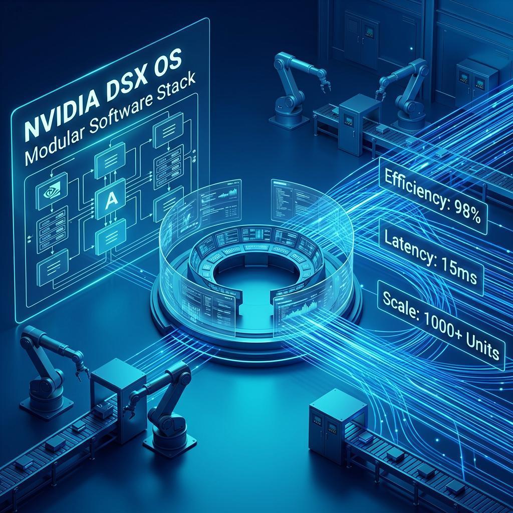 NVIDIA DSX OS 发布开源模块化软件栈，面向 AI 工厂规模化运营