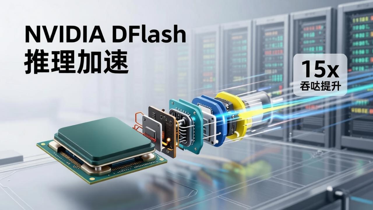 NVIDIA DFlash 推理加速解析：在 Blackwell 上以推測解碼將吞吐提升最高 15 倍